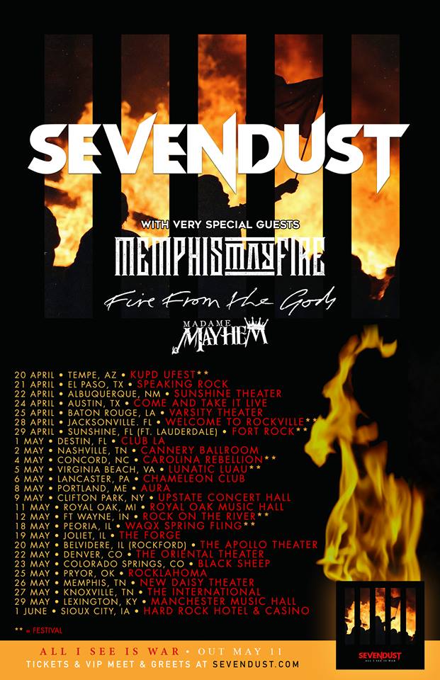 SEVENDUST TOUR