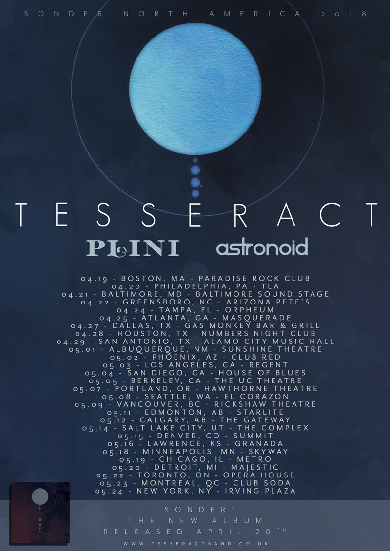 TESSERACT TOUR