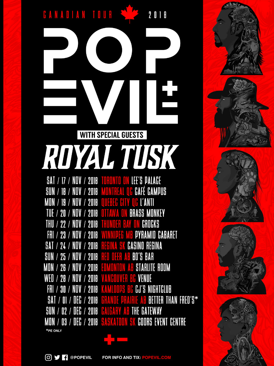 POP EVIL C TOUR